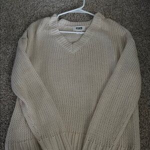 PINK Victoria's Secret Cream Sweater